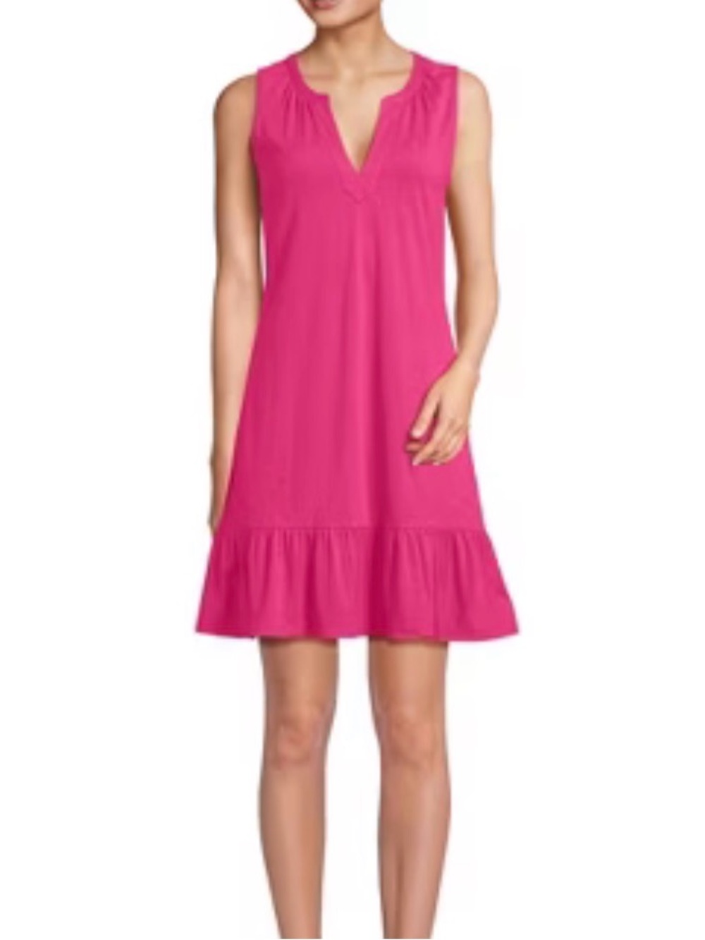 Lands' End Pink Maxi Dress Size Small Like New